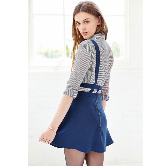 Urban Outfitters blue Suspender Cage Overall Skirt - Picture 3 of 8